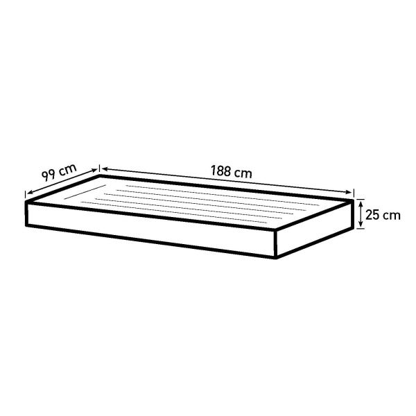 Bestway tritech twinsize 188x99x25cm