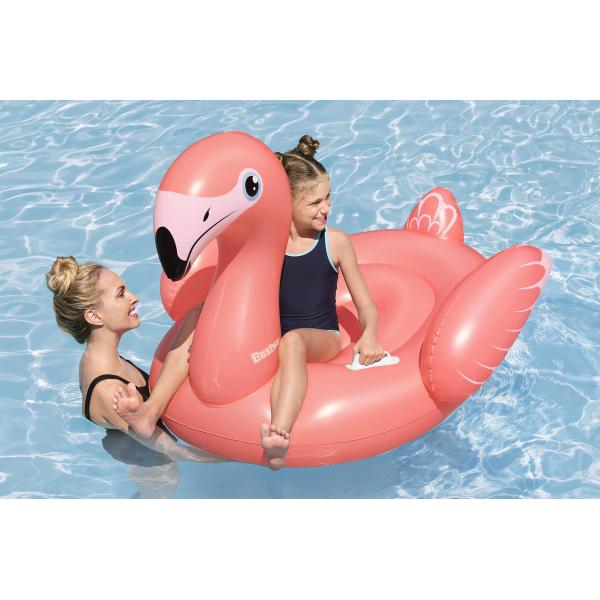 Bestway oppustelig flamingo ø168x120cm