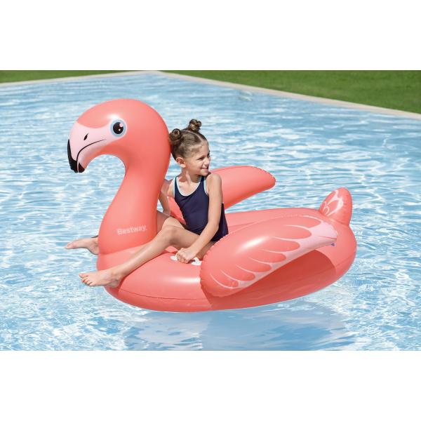 Bestway oppustelig flamingo ø168x120cm