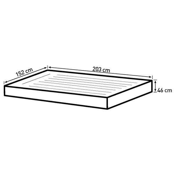 Bestway toughLite queensize 203x152x46cm