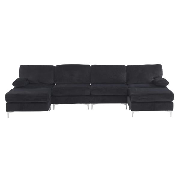 Pablo modulsofa velour sort