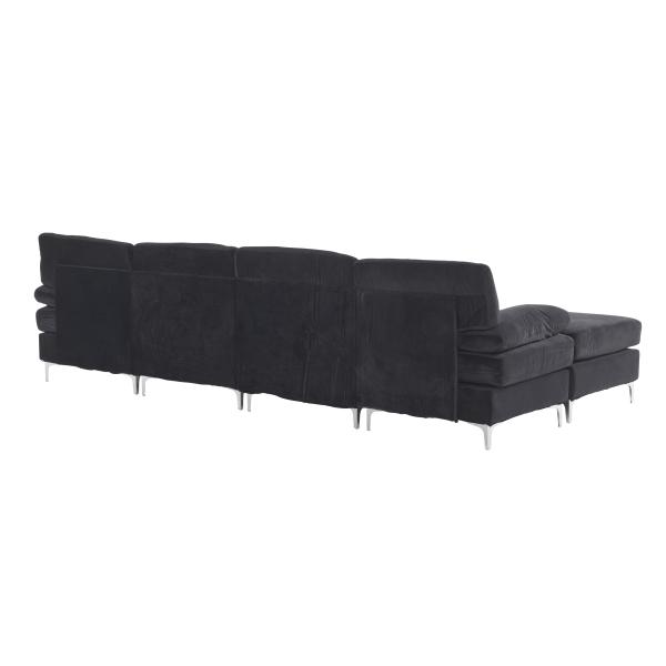 Pablo modulsofa velour sort